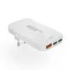 Hama univerzális hálózati USB és Type-C töltő - 65W - fehér - összecsukható (201976)