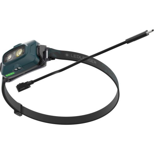 LEDLENSER HF4R Core 500lm/130m, Li-ion, tölthető fejlámpa, zöld