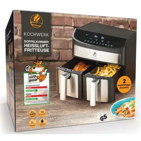 Kochwerk 12549 forrólevegős sütő 2 x 3.5 l