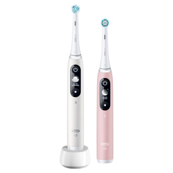 Oral-B iO6 elektromos fogkefe DuoPack White + Pink