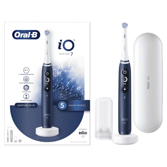Oral-B iO7 elektromos fogkefe Saphire Blue