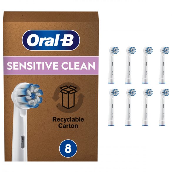 Oral-B fogkefefej Sensitive Clean 8db