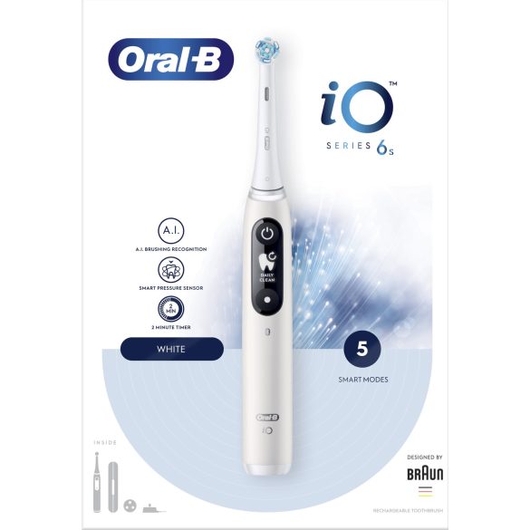 Oral-B iO6 elektromos fogkefe Series White