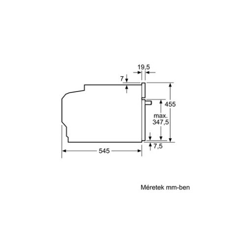 Bosch CFA634GS1 mikrohullámú sütő beépíthető