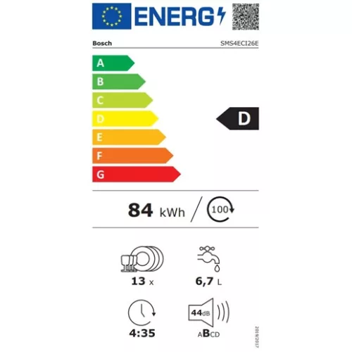 Bosch SMS4ECI26E mosogatógép 14 teríték