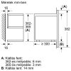 Bosch BFL7221B1 mikrohullámú sütő beépíthető