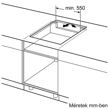 Bosch PVQ631HC1E főzőlap beépíthető indukciós