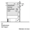 Bosch PVS831HC1E főzőlap beépíthető indukciós 80 cm