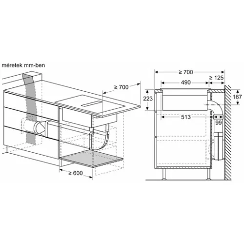 Bosch PVS811B16E főzőlap beépíthető indukciós