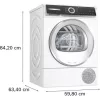 Bosch WQH245B2BY szárítógép hőszivattyús kondenzációs