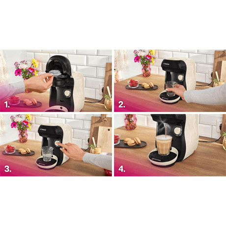 Bosch 107E kávéfőző kapszulás tassimo happy fekete