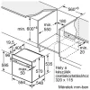 Bosch HBA272BB3 sütő beépíthető elektromos