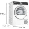 Bosch WQH246D3BY szárítógép hőszivattyús kondenzációs 9kg