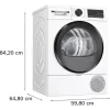 Bosch WQG243DNBY szárítógép hőszivattyús kondenzációs 9kg