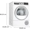 Bosch WQG245DREU szárítógép hőszivattyús kondenzációs 9kg