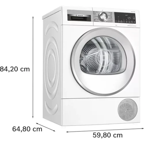 Bosch WQG245DREU szárítógép hőszivattyús kondenzációs 9kg