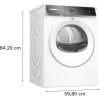 Bosch WRB247CEBY szárítógép hőszivattyús kondenzációs 9kg