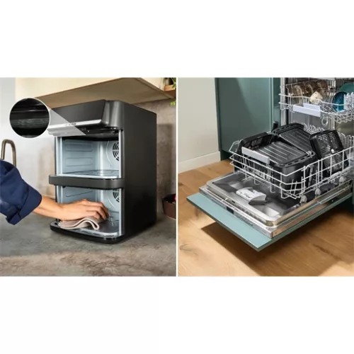 Bosch MAFD661B4 forrólevegős sütő 12 literes 2 fiók