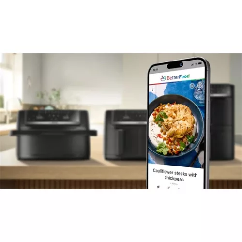 Bosch MAFD661B4 forrólevegős sütő 12 literes 2 fiók