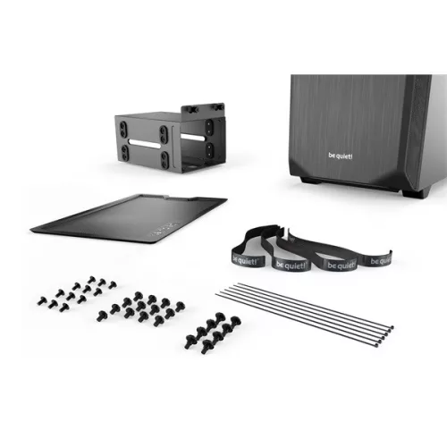 Be Quiet! Számítógépház - Pure Base 500 Black (ATX, fekete)