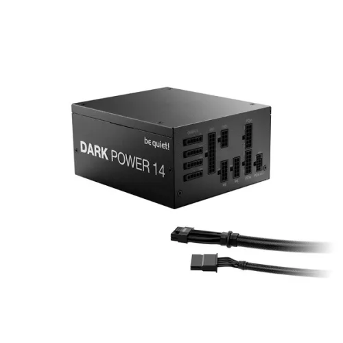 Be Quiet! Tápegység 850W - DARK POWER 14 (80+ Titanium, ATX3.1, PCIe5.1, moduláris, fekete)