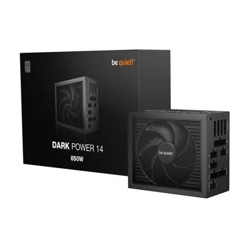 Be Quiet! Tápegység 850W - DARK POWER 14 (80+ Titanium, ATX3.1, PCIe5.1, moduláris, fekete)