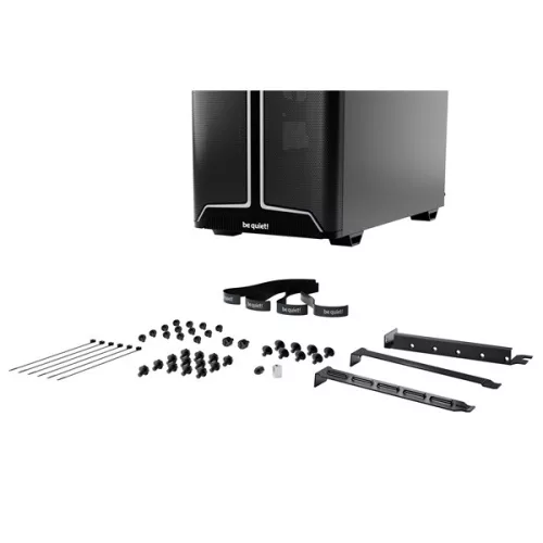 Be Quiet! Számítógépház - Pure Base 501 DX Black (ATX, edzett üveg oldallap, fekete)