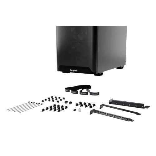 Be Quiet! Számítógépház - Pure Base 501 LX Black (ATX, edzett üveg oldallap, fekete)