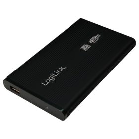   LogiLink UA0106 2,5" SATA HDD USB3.0 külső aluminium ház - Fekete
