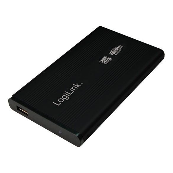 LogiLink UA0106 2,5" SATA HDD USB3.0 külső aluminium ház - Fekete