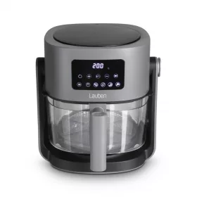   Lauben Glass SteamAir Fryer 4500BG - Forró levegős fritőz Üvegkosaras