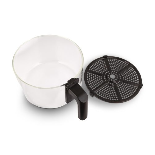 Lauben Glass SteamAir Fryer 4500BG - Forró levegős fritőz Üvegkosaras