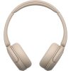 SONY WH-CH520 Bluetooth fejhallgató mikrofonnal, bézs
