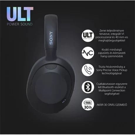 Sony WHULT900NB ULT WEAR fejhallgató zajszűrős vezeték nélküli