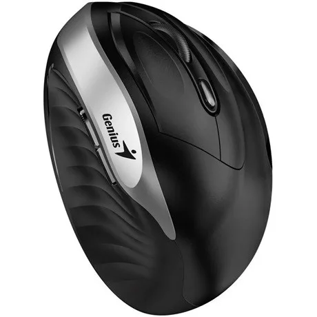 Genius ERGO 8250S FEKETE EZÜST vezeték nélküi egér