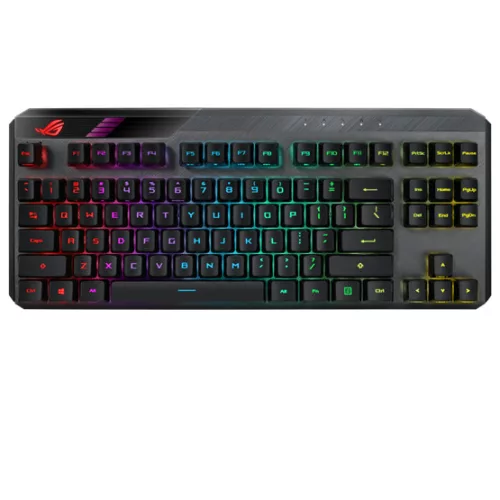 ASUS ROG Claymore II vezeték nélküli billentyűzet - optomechanikus ROG RX Red - HU