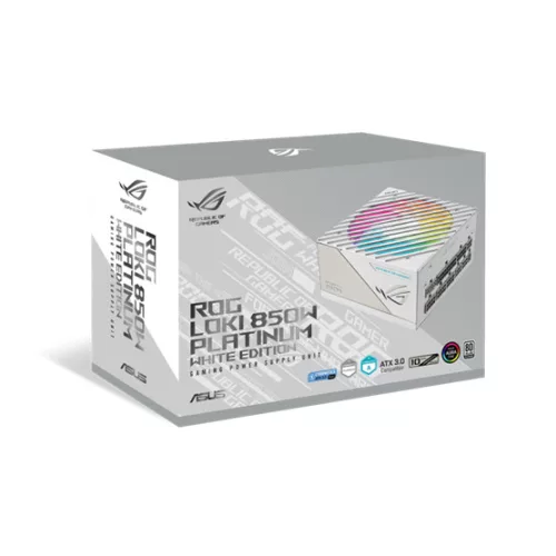 Asus ROG Loki 850W Platinum White tápegység - moduláris - ROG-LOKI-850P-WHITE-SFX-L-GAMING