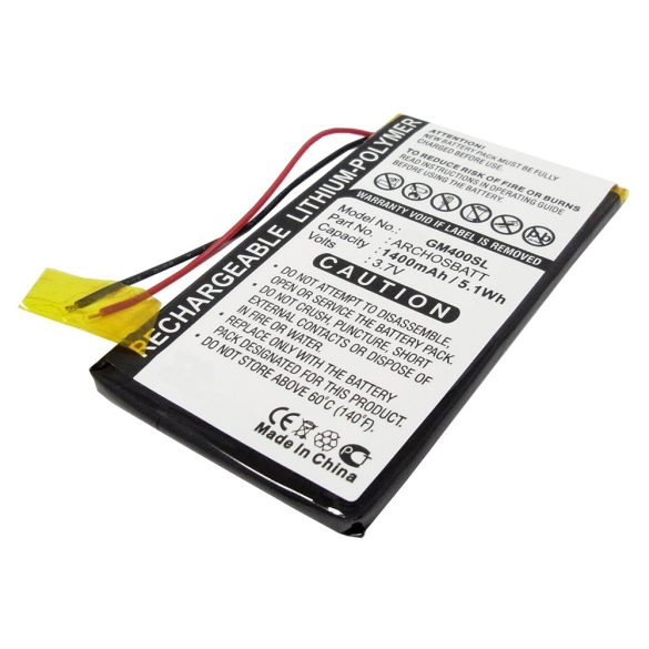 Archos ARCHOSBATT 3.7V 1400mAh utángyártott akku Li-Polymer