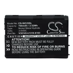   Siemens V30145-k1310-X103 3.6V 700mAh utángyártott akku Ni-Mh