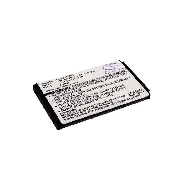 LG LGTL-GBIP-830,  SBPL0077901,  SBPL0077904 3.7V 830mAh utángyártott akku Li-ion