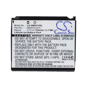   Samsung AB503442CA, AB503442BABSTD,  AB503442CA 3.7V 750mAh utángyártott akku Li-ion