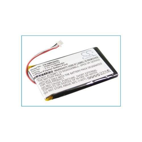 Harmon Kardon 320603329779, 3.20603E 11 3.7V 1500mAh utángyártott akku Li-Polymer