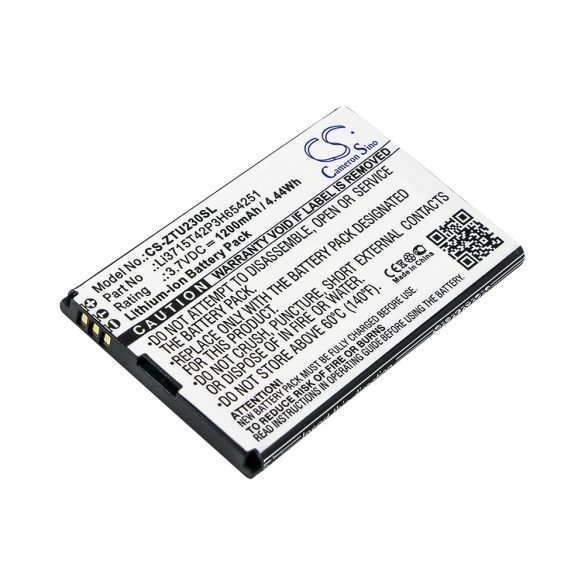 Verizon VZWAC30BAT, LI3715T42P3H654251, Li3711T42P3h654246 3.7V 1500mAh utángyártott akku Li-ion