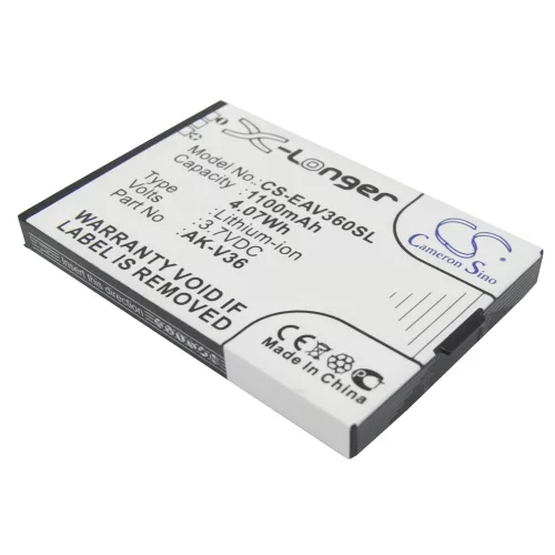 Emporia AK-V35,  AK-V36,  AK-V37 3.7V 1100mAh utángyártott akku Li-ion