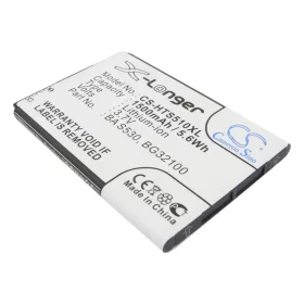   HTC BA S530, BG32100, BA S590 3.7V 1500mAh utángyártott akku Li-ion