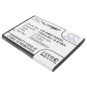   AT&T EB464358VU,  EB464358VUBSTD, EB464358VUBSTD 3.7V 1300mAh utángyártott akku Li-ion
