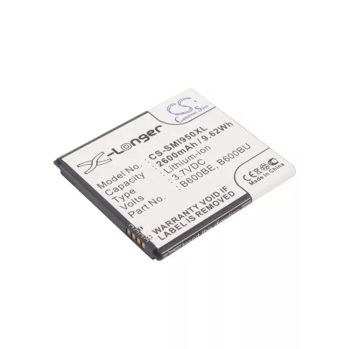Samsung B600BC,  B600BE,  B600BU 3.8V 2600mAh utángyártott akku Li-ion