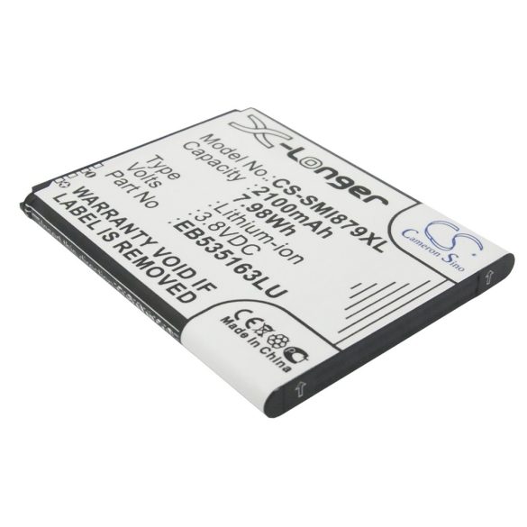 Samsung EB535163LU, EB535163LA,  EB535163LU 3.8V 2100mAh utángyártott akku Li-ion