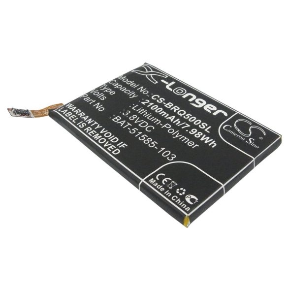 Blackberry BAT-51585-003,  BAT-51585-103,  PTSM1 3.8VV 2100mAh utángyártott akku Li-Polymer