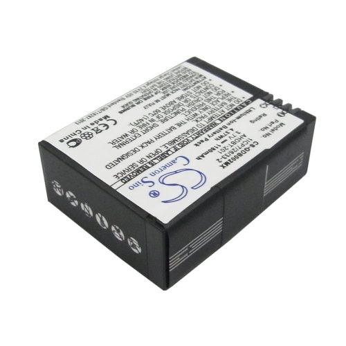 GoPro AHDBT-201, 601-00724-00A, 1ICP7/26/33-2 3.7V 1180mAh utángyártott akku Li-ion